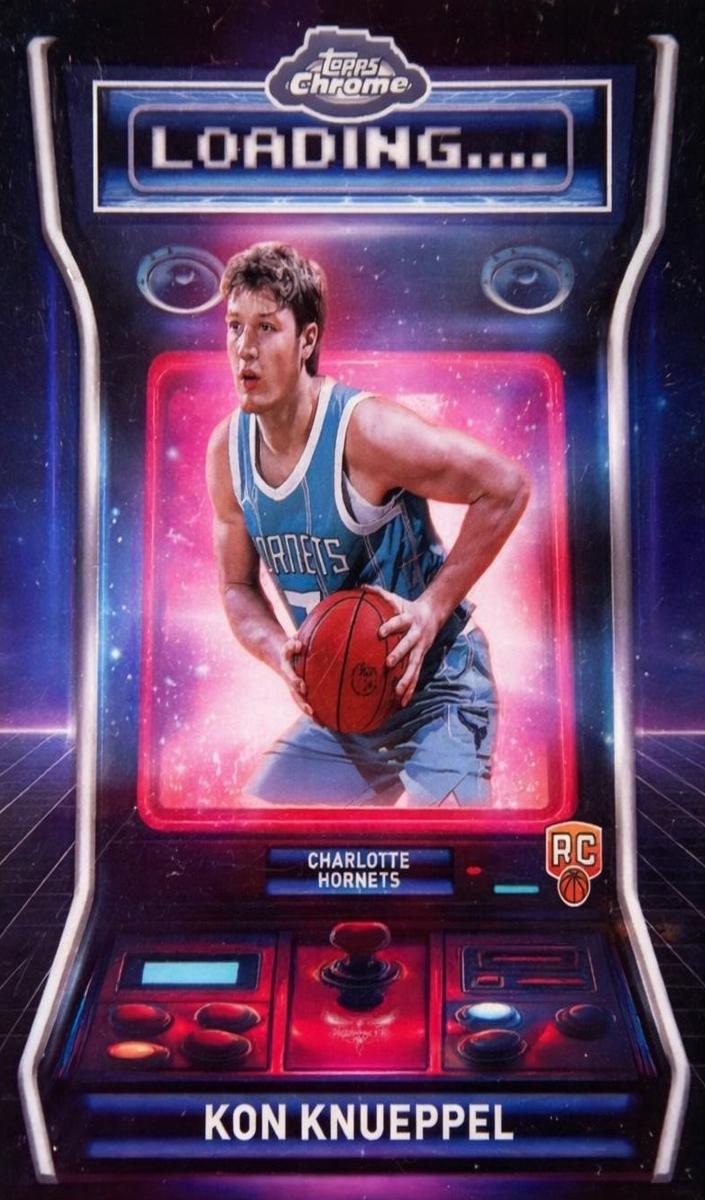 2025 Topps Chrome Basketball Refractor Kon Knueppel #LD-13 PSA 9