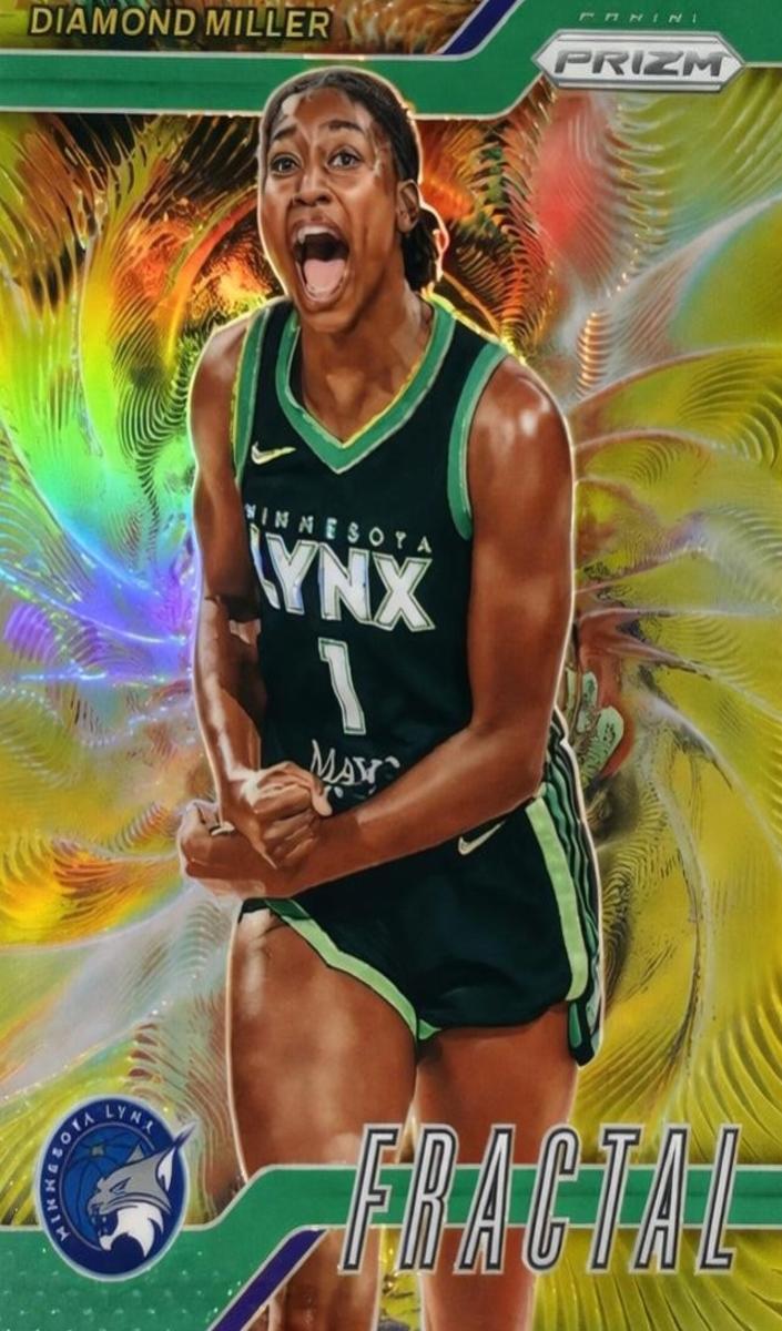 2024 Panini Prizm WNBA Basketball Green Diamond Miller #2