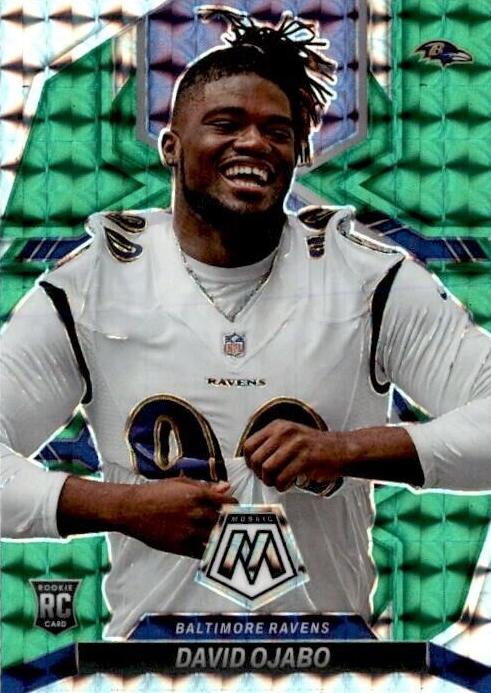 2022 Panini Mosaic Football Green David Ojabo #387