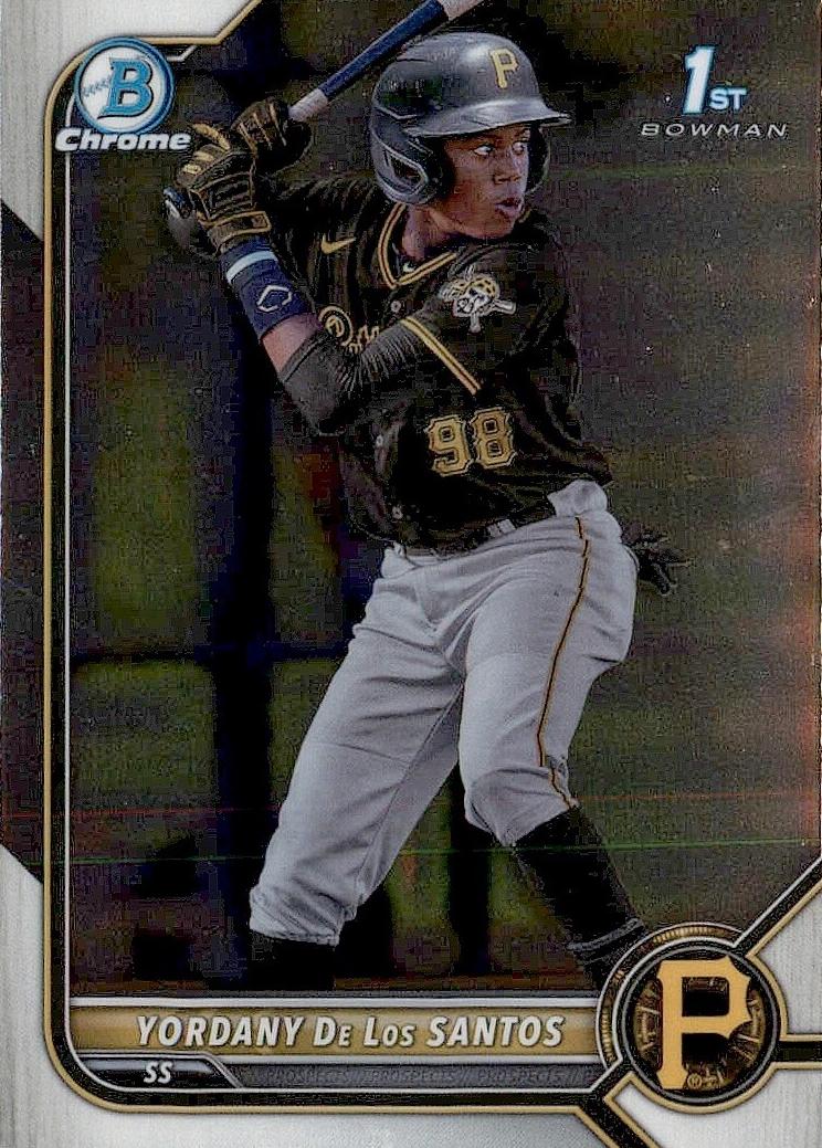 2022 Bowman Chrome Baseball Yordany De Los Santos #BCP-166 PSA 9