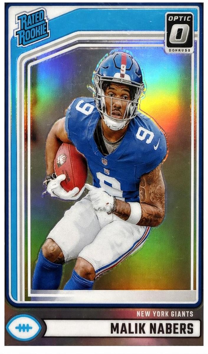 2024 Panini Donruss Football Holo Malik Nabers #383 PSA 10