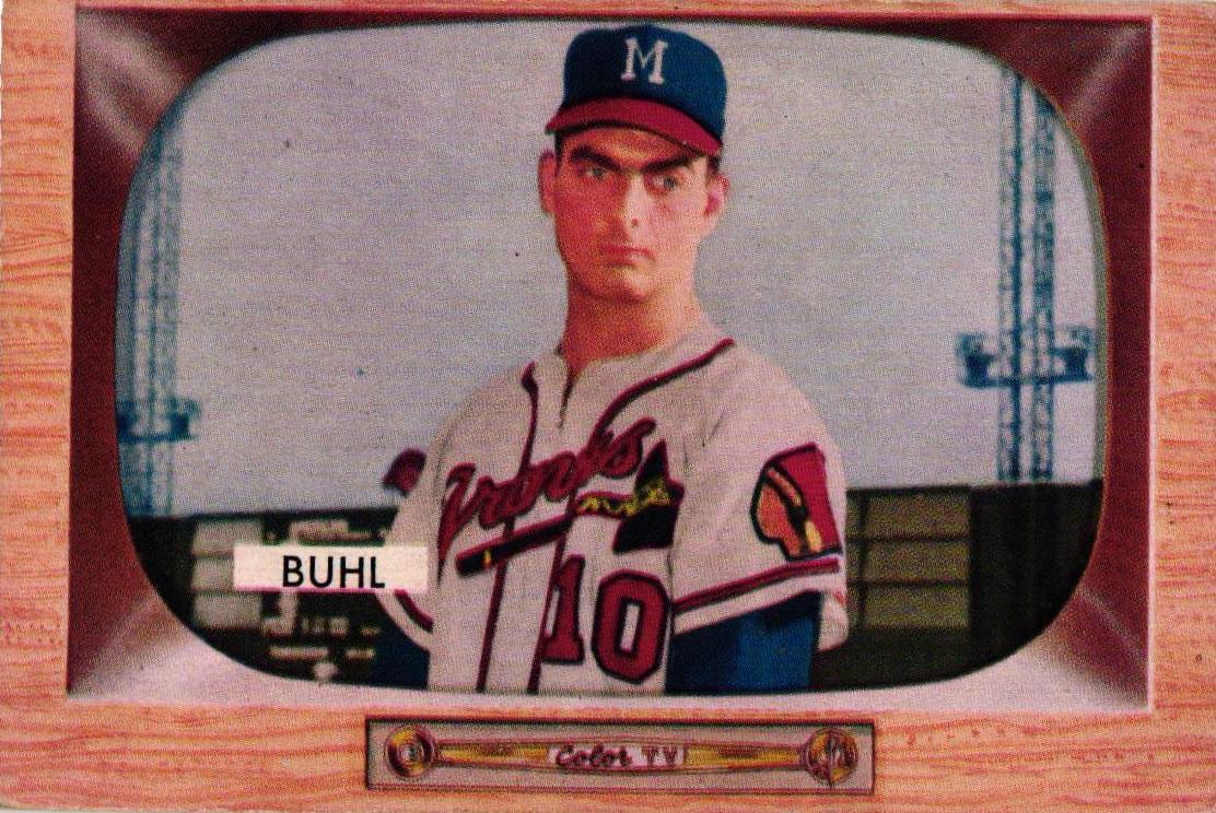 1955 Bowman Baseball Bob Buhl #43 PSA 5.5