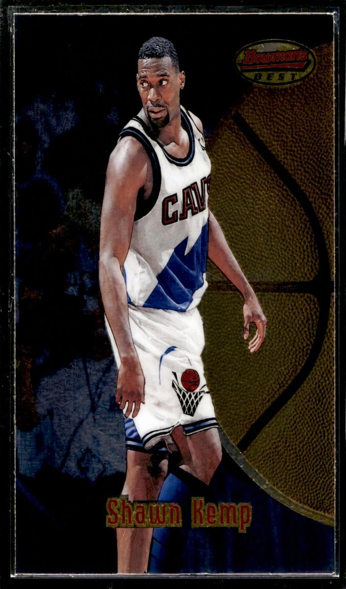 1997 Bowman's Best Basketball Shawn Kemp #46