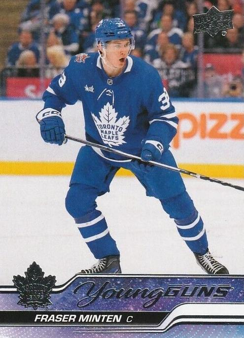 2023 Upper Deck Hockey Fraser Minten #482