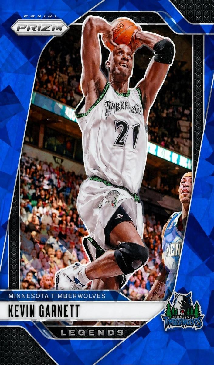 2024 Panini Prizm Basketball Blue Ice Kevin Garnett #283