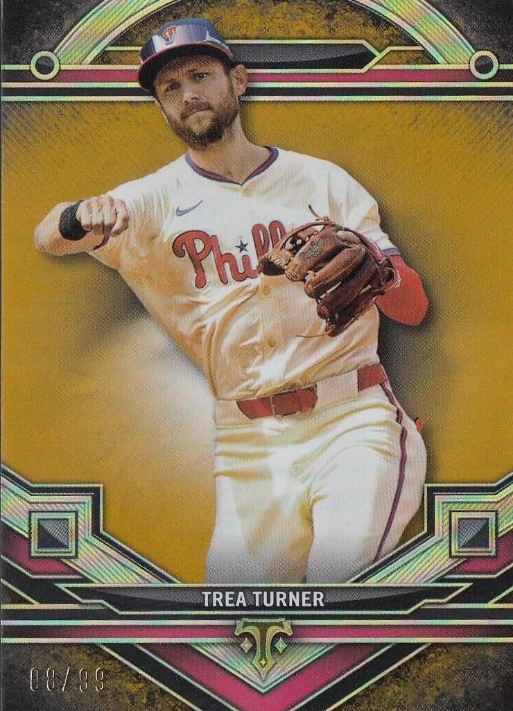 2024 Topps Triple Threads Baseball Gold Trea Turner #170