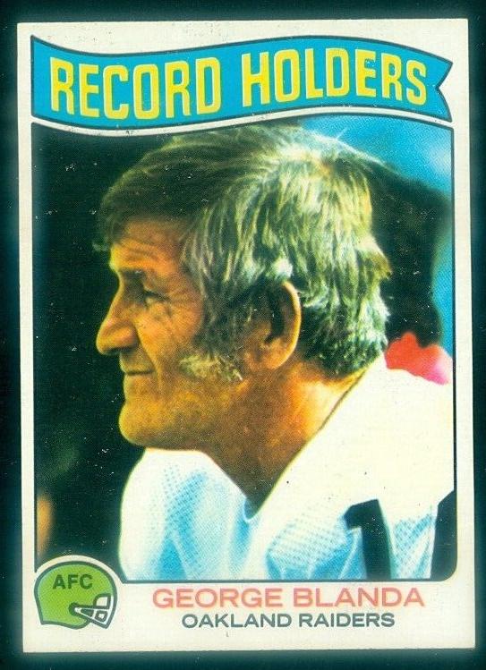 1975 Topps Football George Blanda #351
