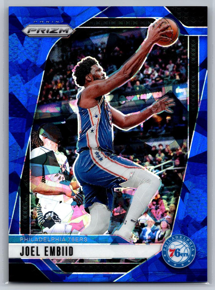 2024 Panini Prizm Basketball Blue Ice Joel Embiid #28