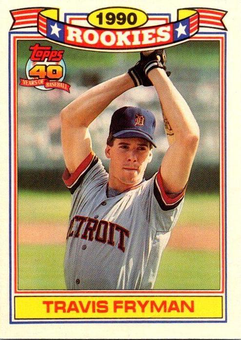 1991 Topps Baseball Travis Fryman #9 PSA 9