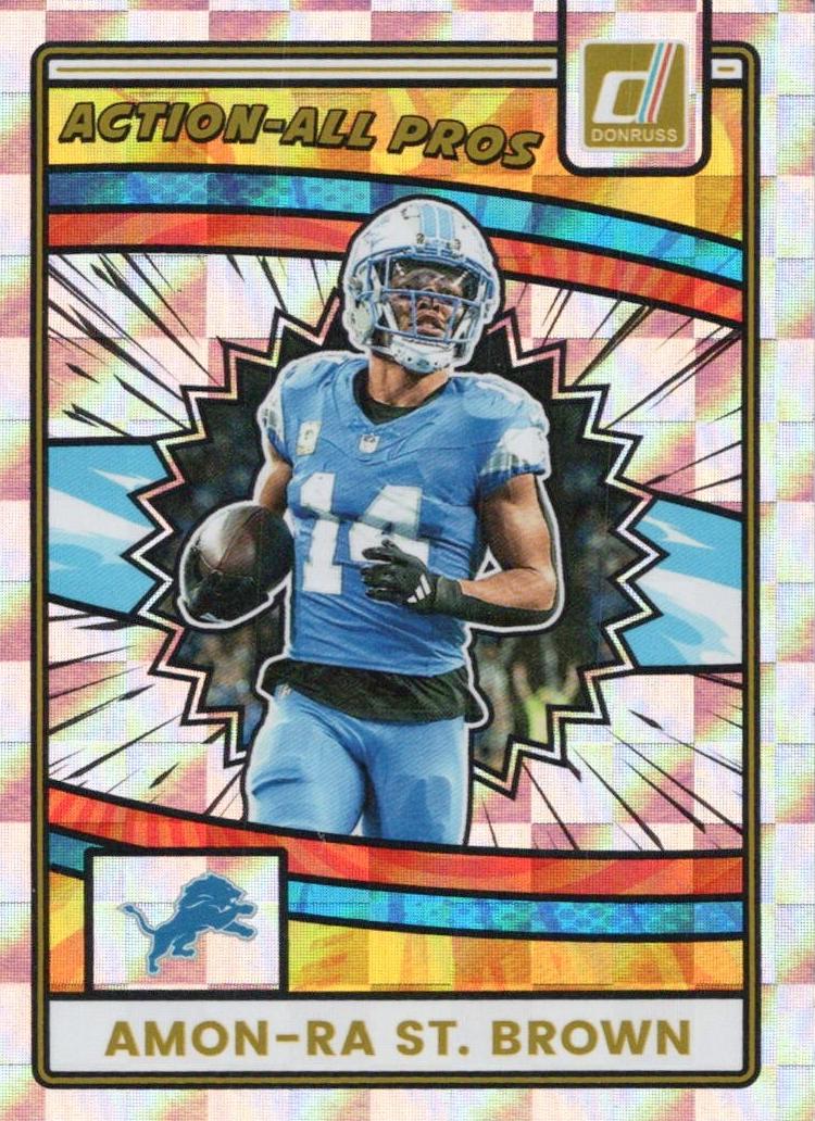 2025 Panini Donruss Football Amon-Ra St. Brown #AAP-AST RAW Ungraded