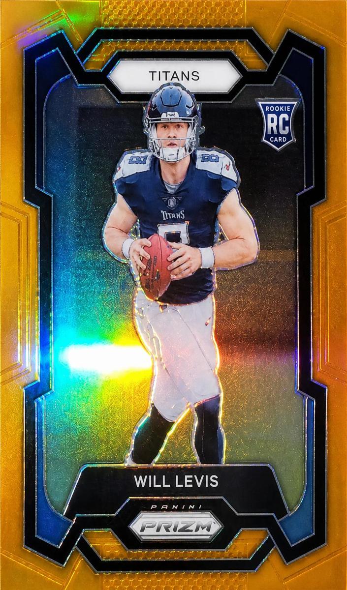 2023 Panini Prizm Football Orange Will Levis #397 PSA 10