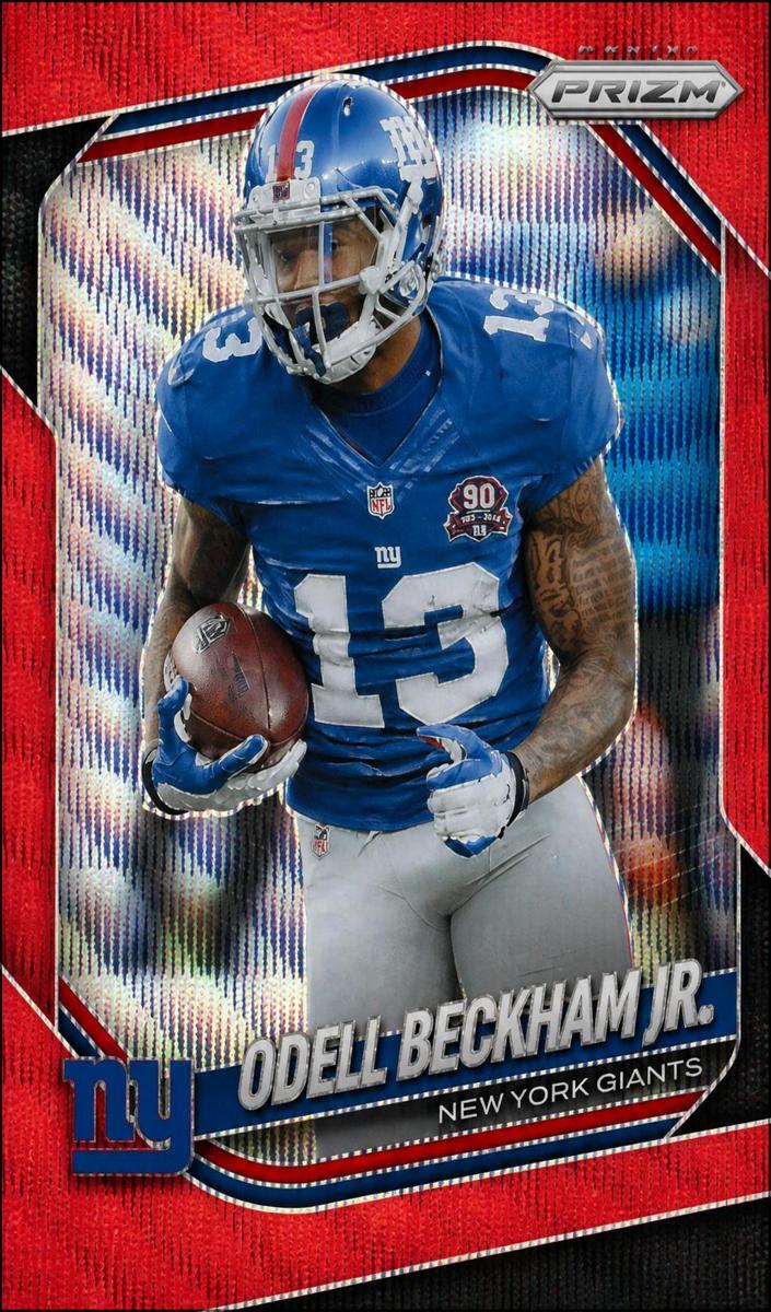 2025 Panini Prizm Football Red Wave Odell Beckham Jr. #285