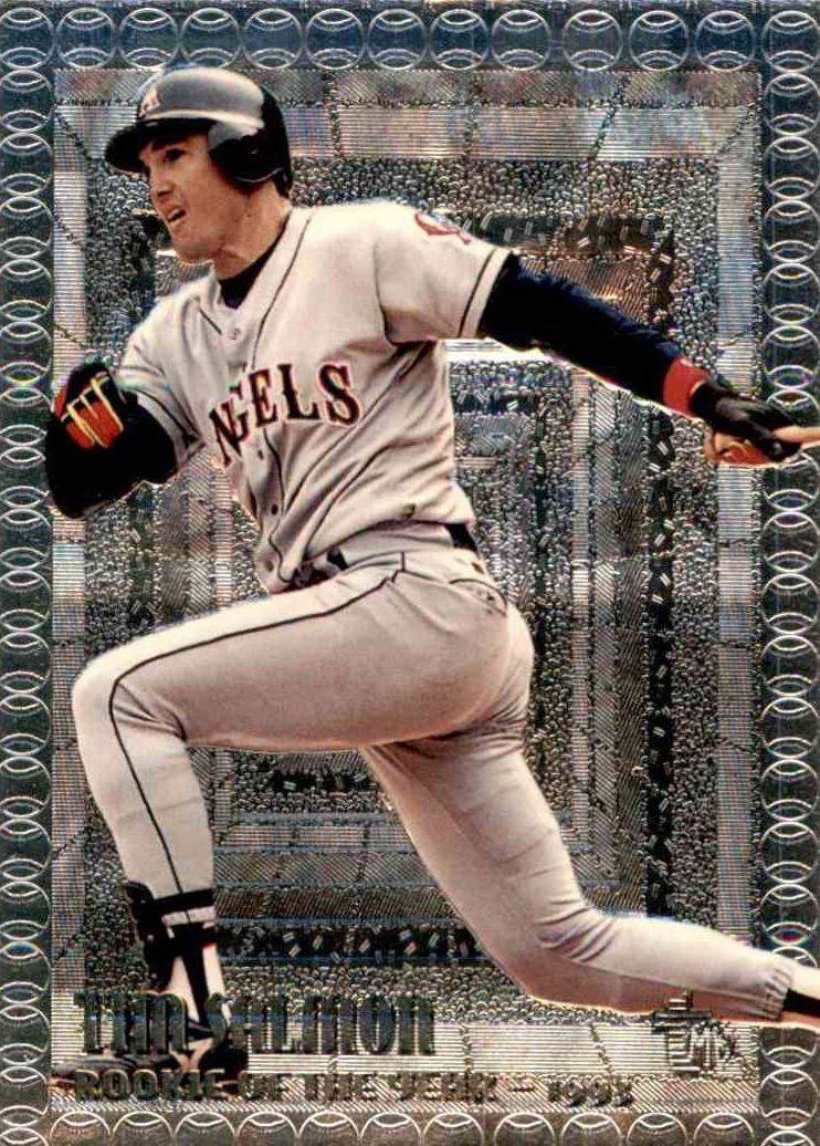 1995 Topps Embossed Baseball Tim Salmon #108