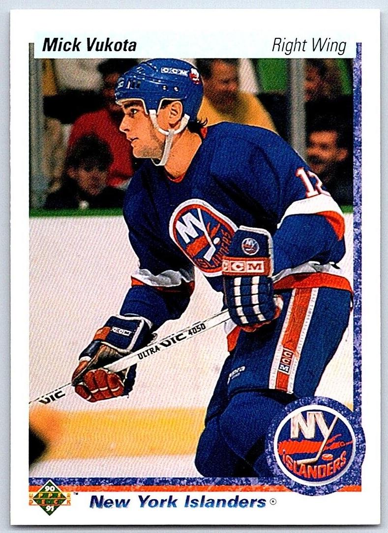 1990 Upper Deck Hockey Mick Vukota #39