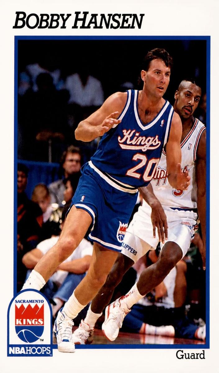 1991 Hoops Basketball Bobby Hansen #183