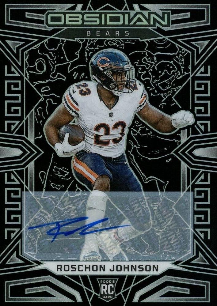 2023 Panini Obsidian Football Roschon Johnson #114
