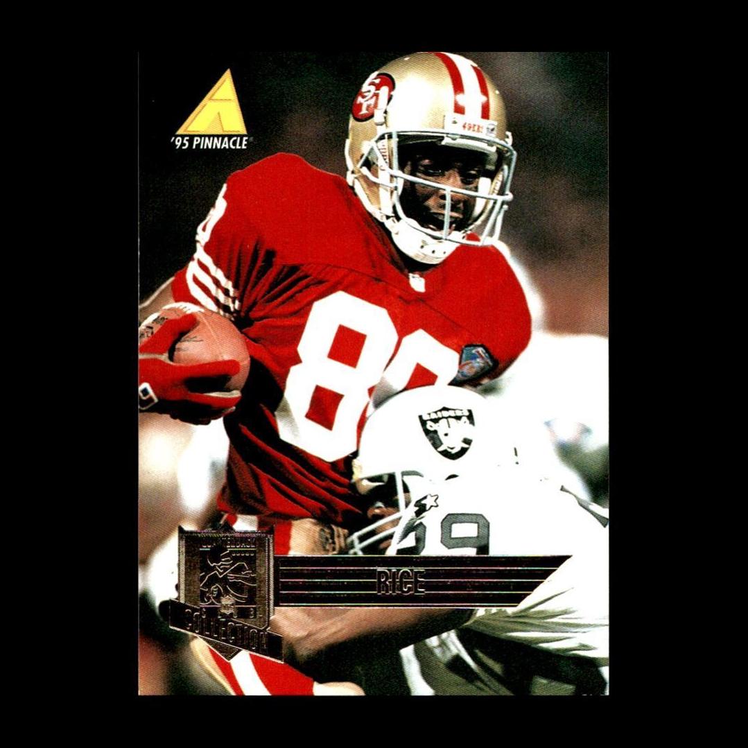 1995 Pinnacle Club Collection Football Jerry Rice #195 PSA 8.5