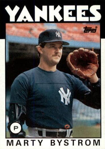 1986 Topps Baseball Marty Bystrom #723