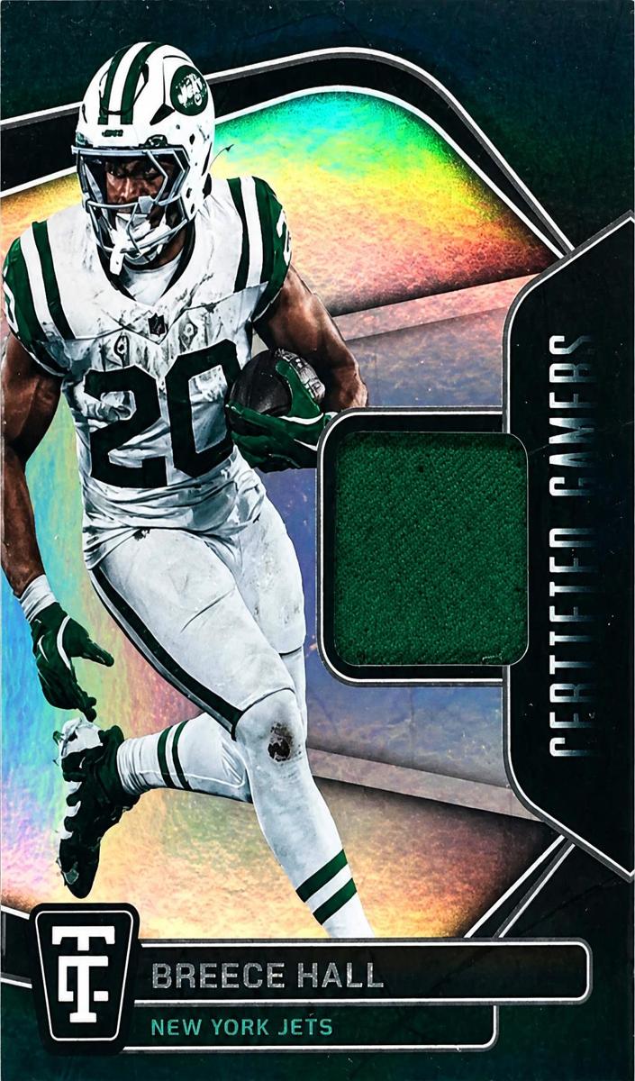 2024 Panini Totally Certified Football Breece Hall #CG-BHL PSA 8