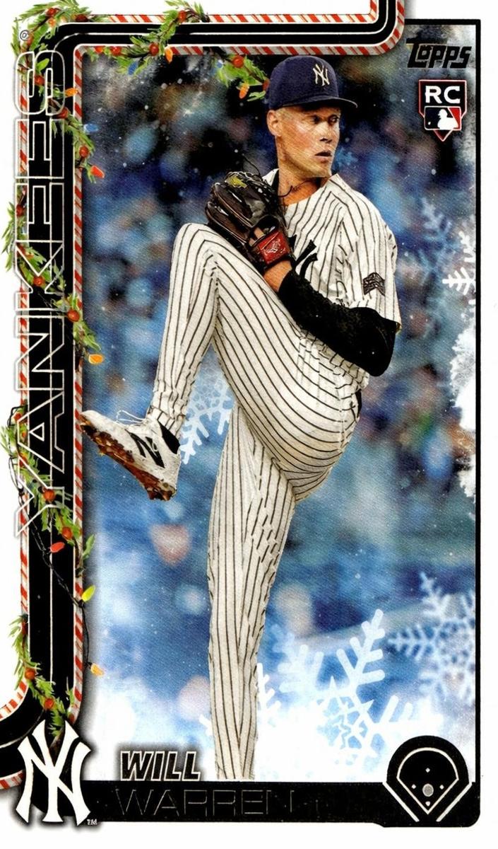 2025 Topps Holiday Baseball Will Warren #H16
