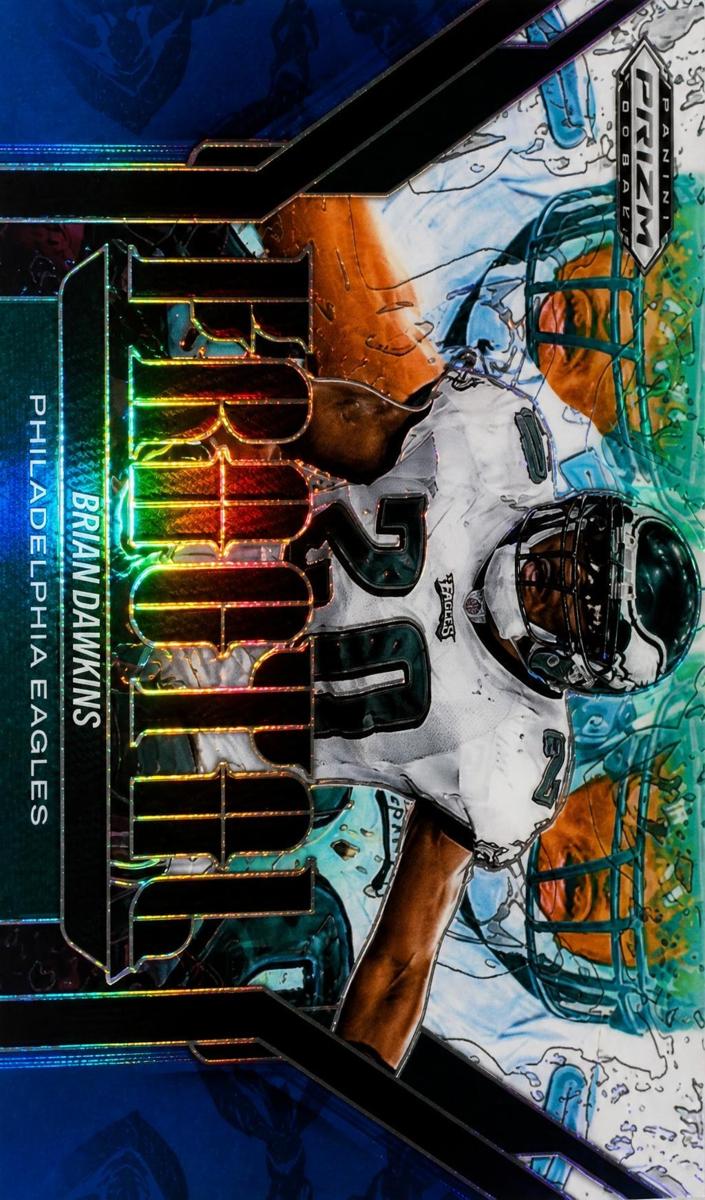 2025 Panini Prizm Black Football Blue Brian Dawkins #1