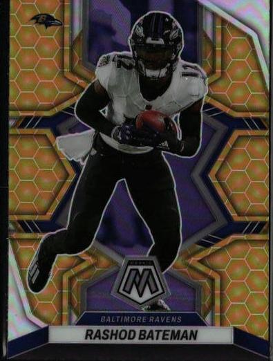 2022 Panini Mosaic Football Honeycomb Rashod Bateman #15