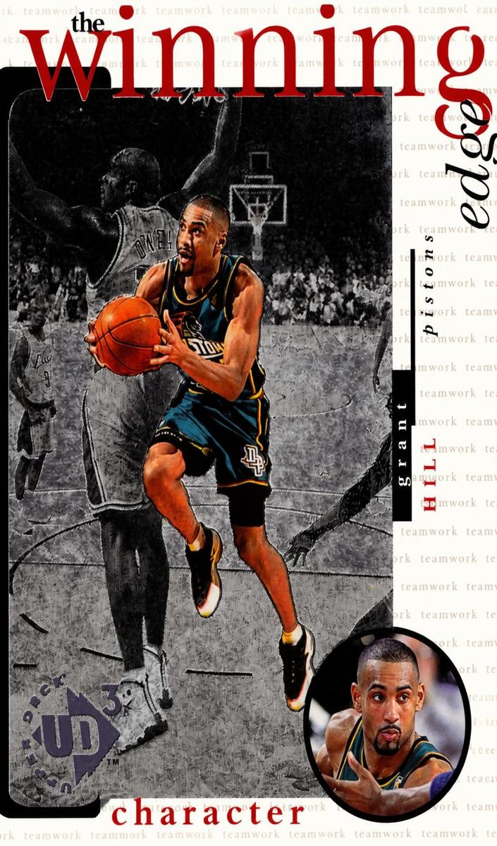 1996 UD3 Basketball Grant Hill #W4 PSA 10