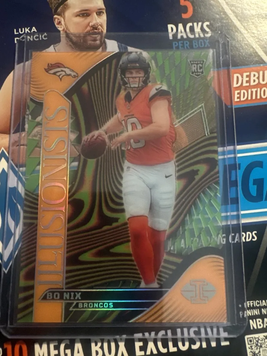 2024 Panini Illusions Football Orange Bo Nix #4
