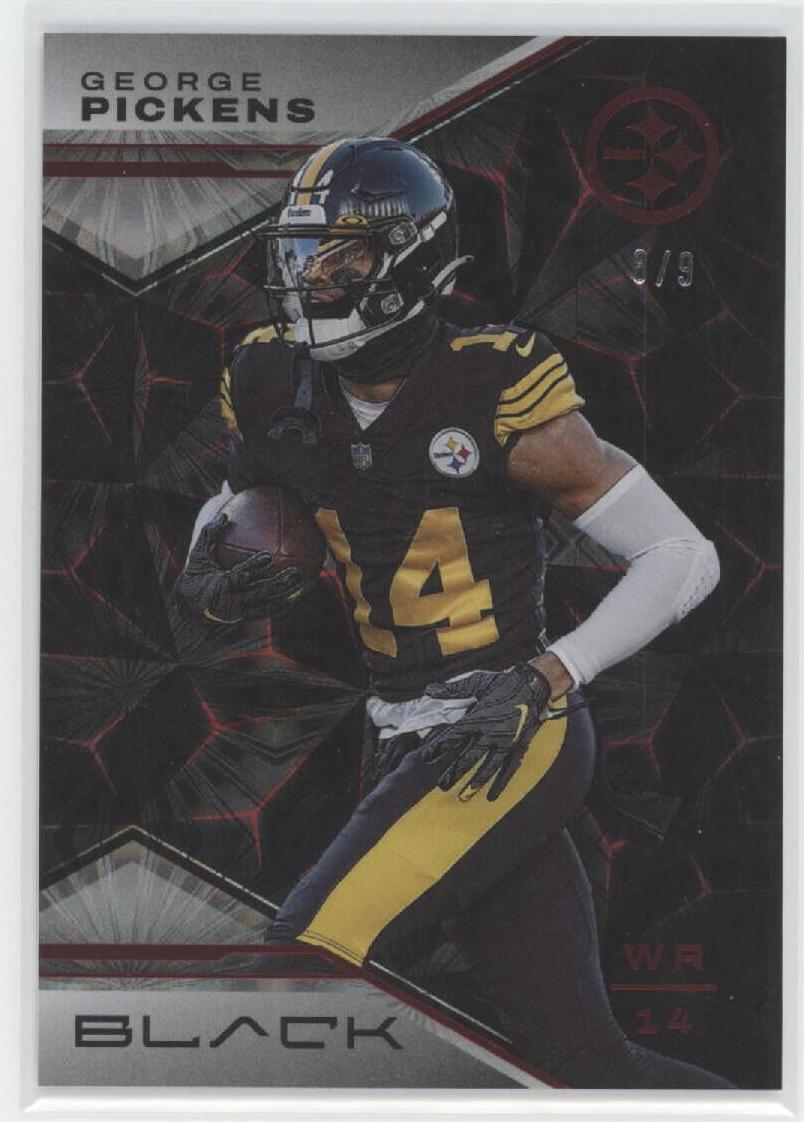 2023 Panini Black Football Ruby George Pickens #94