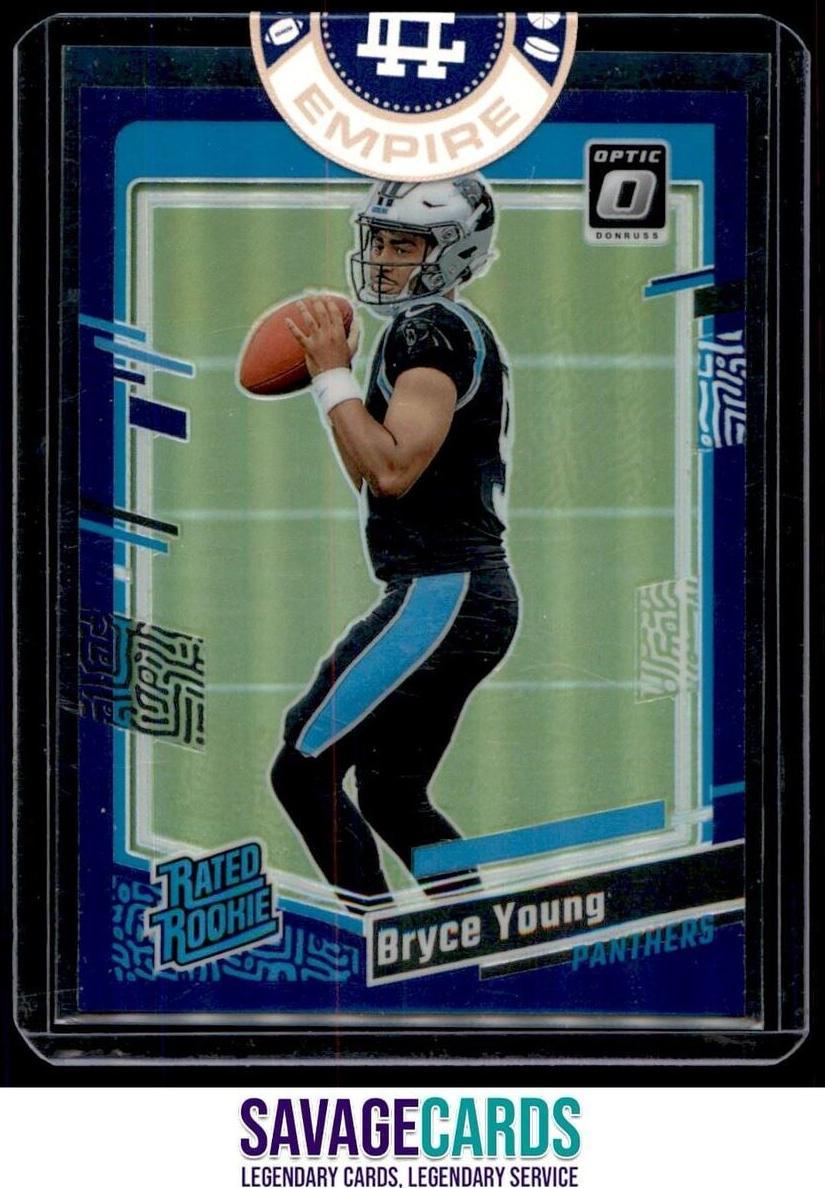 2023 Donruss Optic Football Purple Bryce Young #213 PSA 9