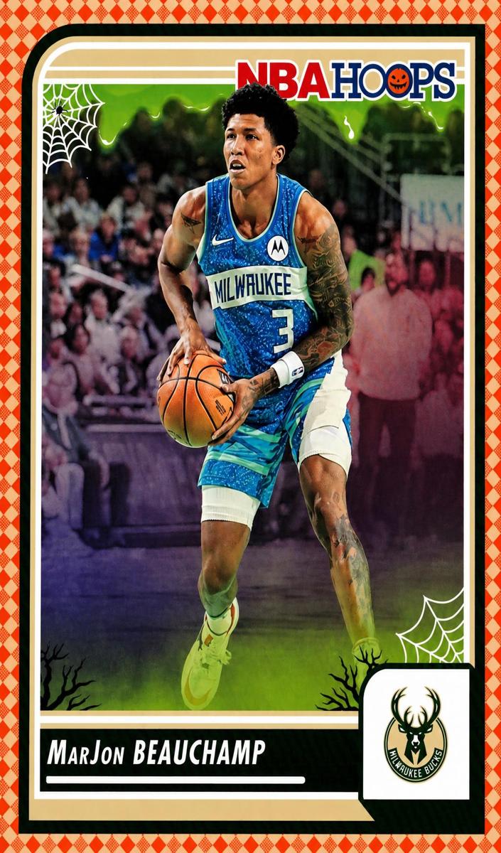 2023 Panini Haunted Hoops Basketball Orange MarJon Beauchamp #146