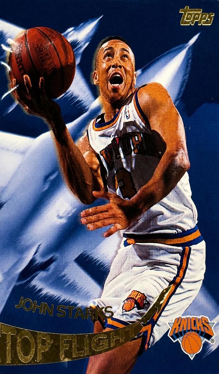 1995 Topps Basketball John Starks #TF12