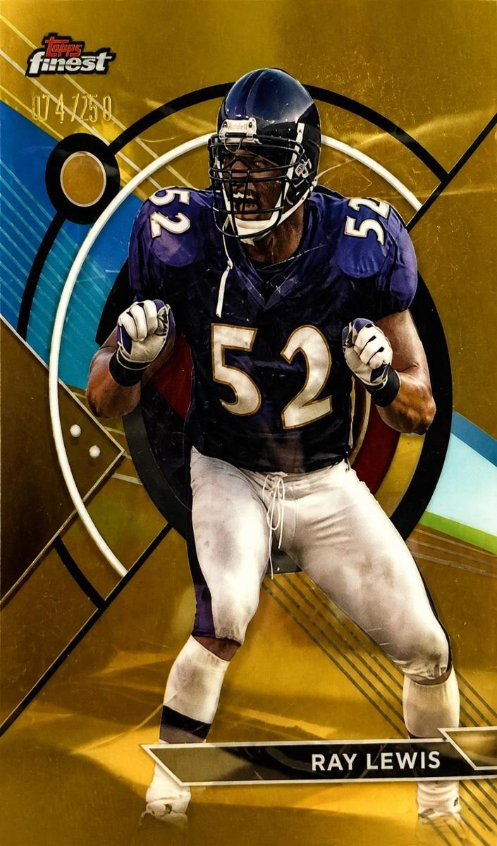 2023 Topps Composite Football Gold Refractor Ray Lewis #153
