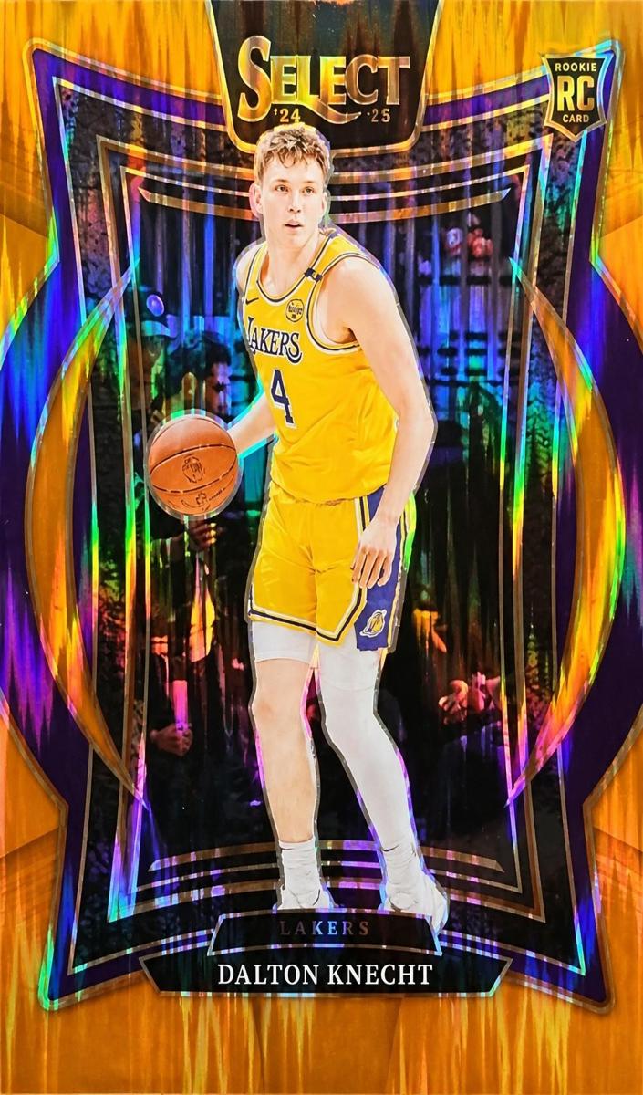 2024 Panini Select Basketball Orange Flash Dalton Knecht #91 SGC 10