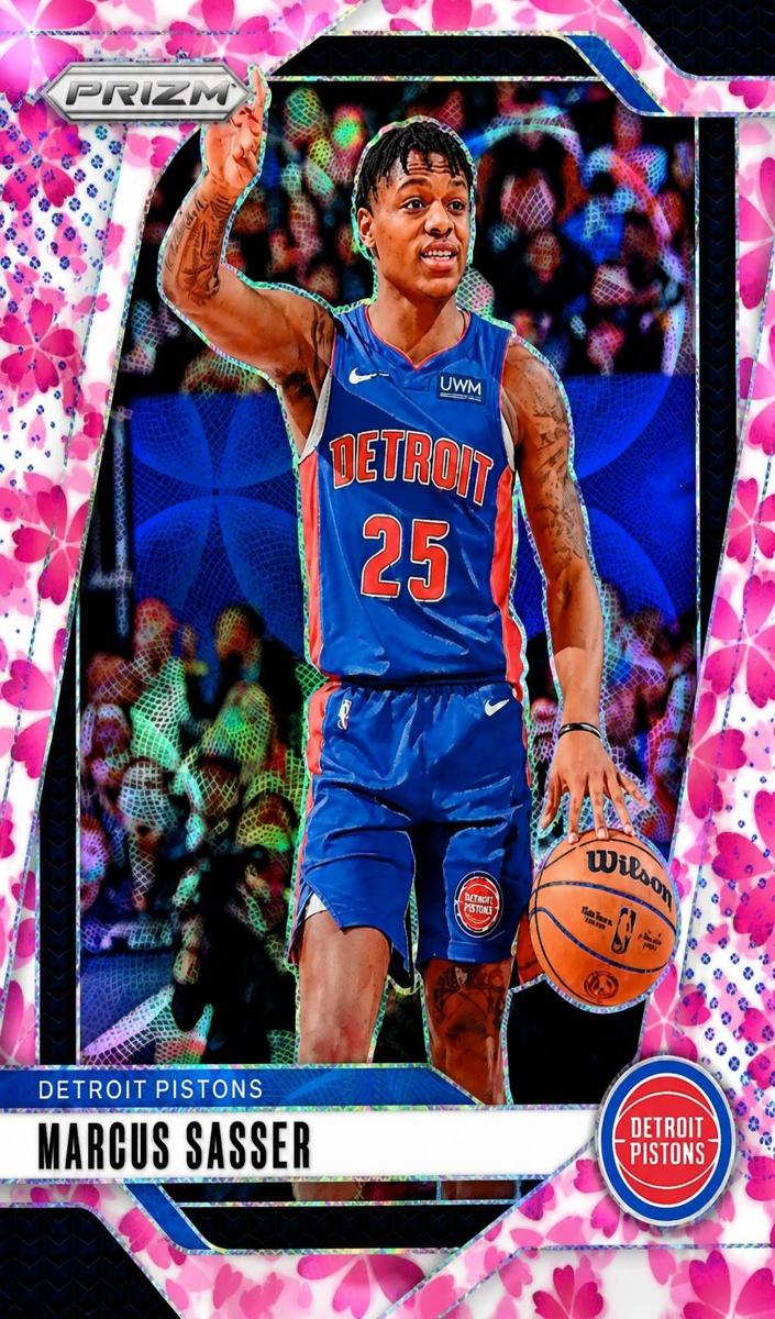 2024 Panini Prizm Basketball Choice Cherry Blossom Marcus Sasser #21