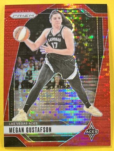 2024 Panini Prizm WNBA Basketball Red Pulsar Megan Gustafson #78