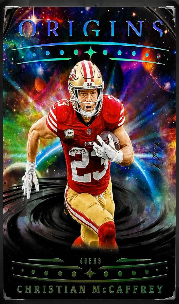 2025 Panini Origins Football Black Christian McCaffrey #85