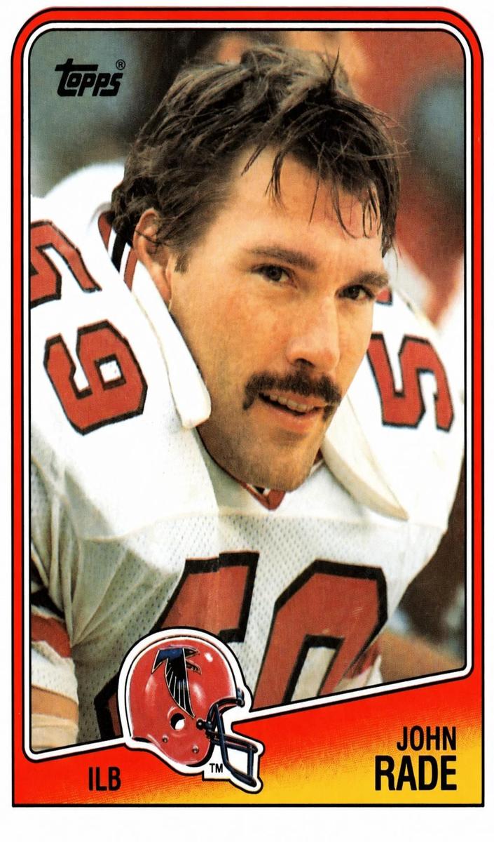 1988 Topps Football John Rade #393