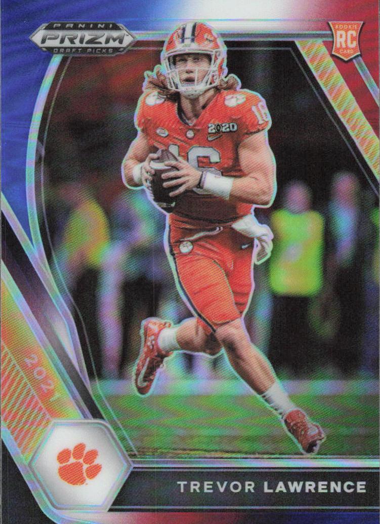 2021 Panini Prizm Draft Picks Football Trevor Lawrence #106 PSA 9