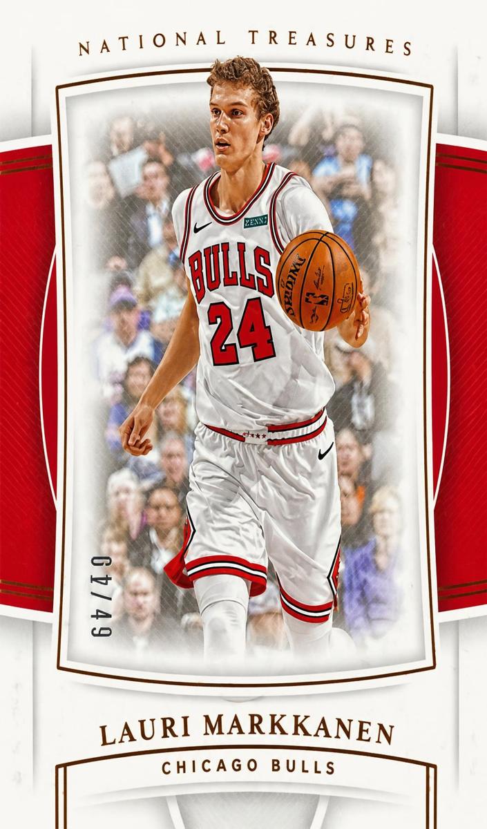 2019 Panini National Treasures Basketball Bronze Lauri Markkanen #46