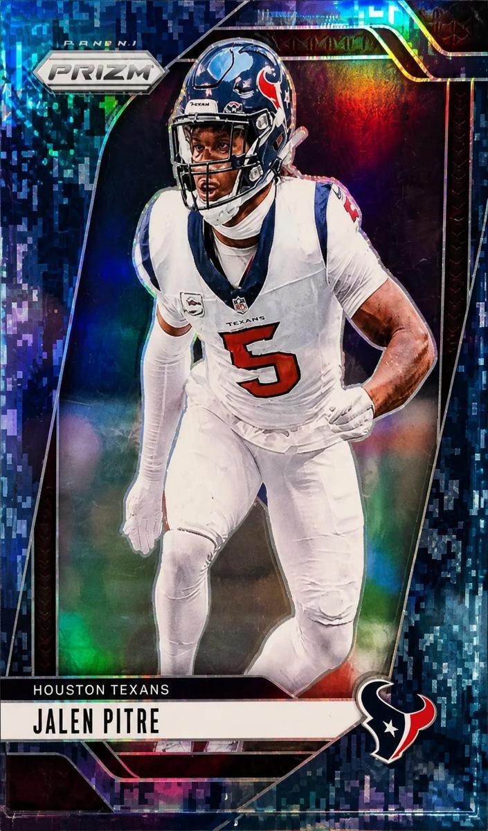 2024 Panini Prizm Football Navy Camo Jalen Pitre #118