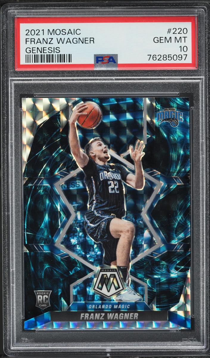 2021 Panini Mosaic Basketball Genesis Franz Wagner #220 PSA 10