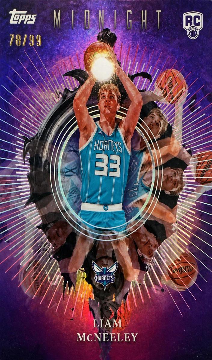2025 Topps Midnight Basketball Twilight Liam McNeeley #IN-24
