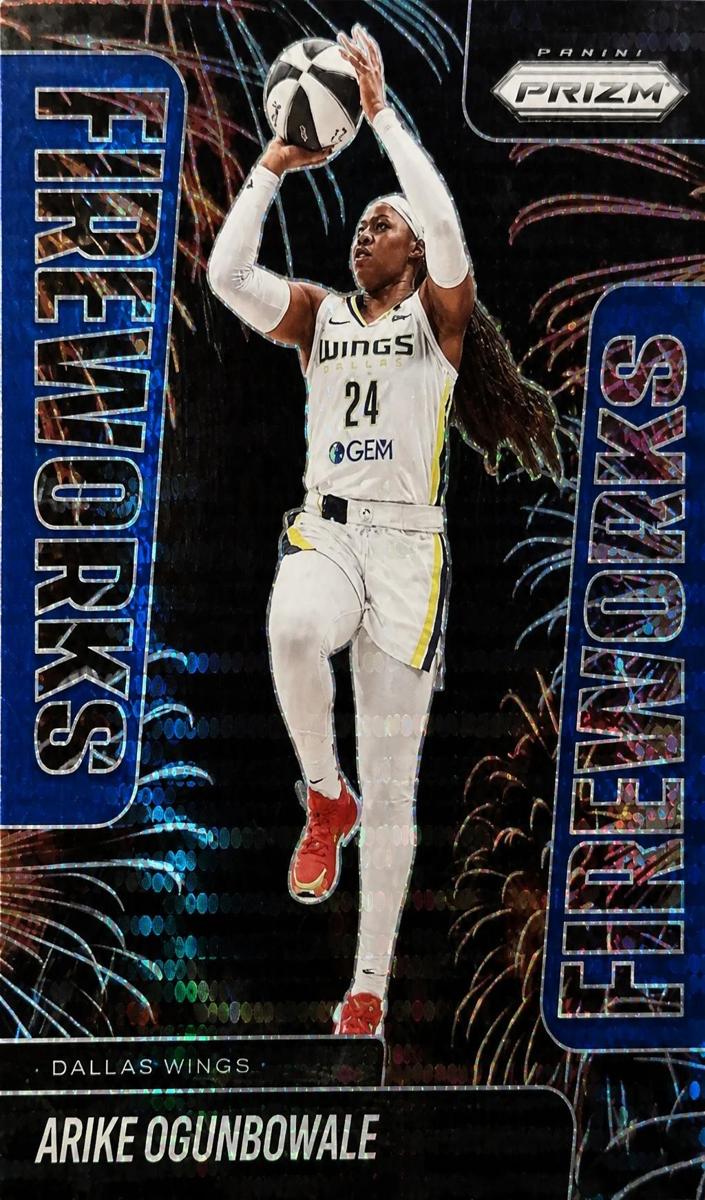 2025 Panini Prizm WNBA Basketball Blue Pulsar Arike Ogunbowale #8