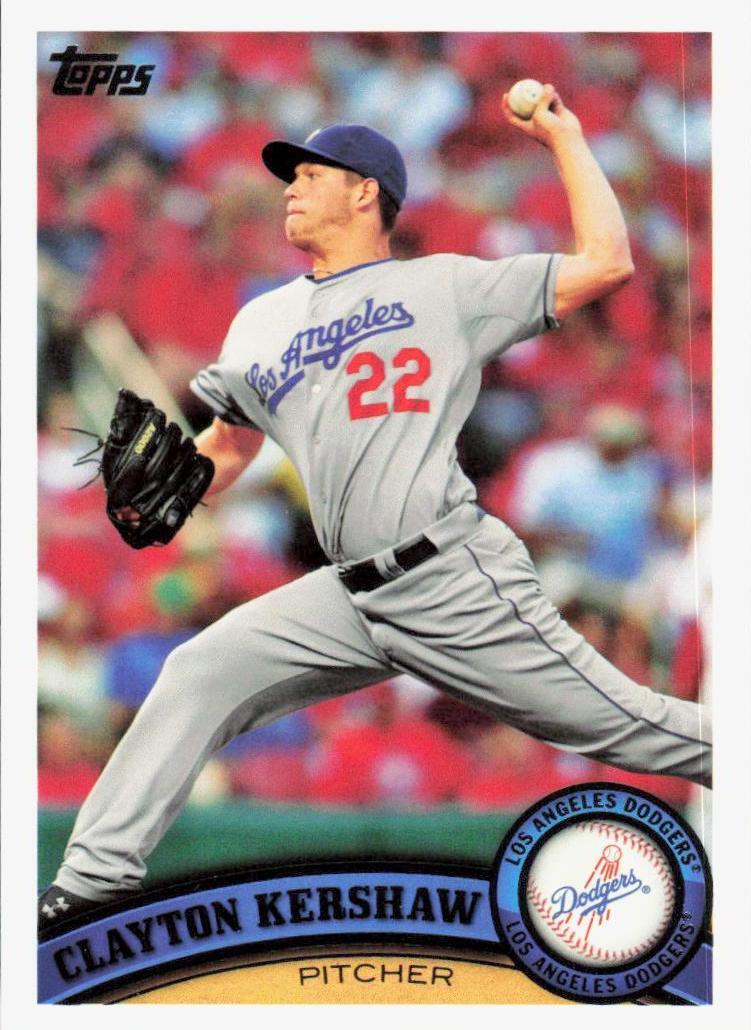 2011 Topps Baseball Clayton Kershaw #275