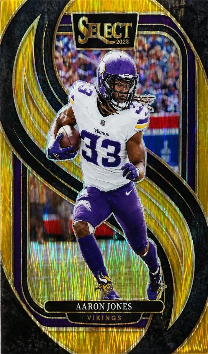 2024 Panini Select Football Gold Shock Aaron Jones #102