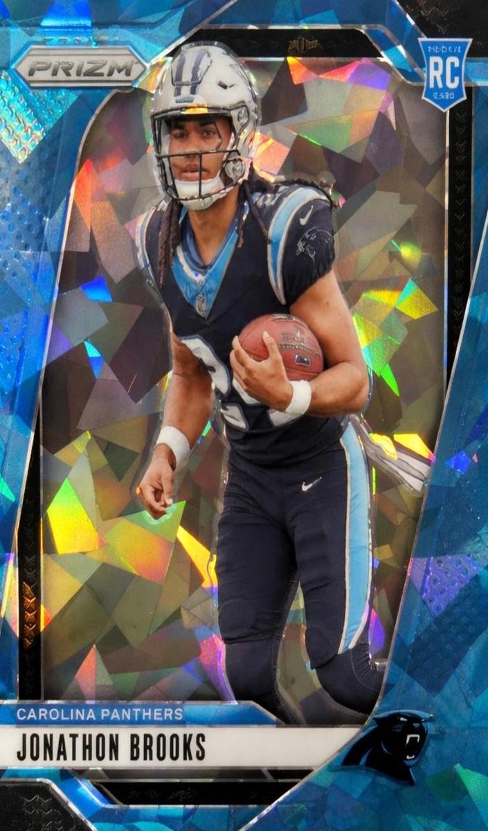 2024 Panini Prizm Football Blue Ice Jonathon Brooks #357