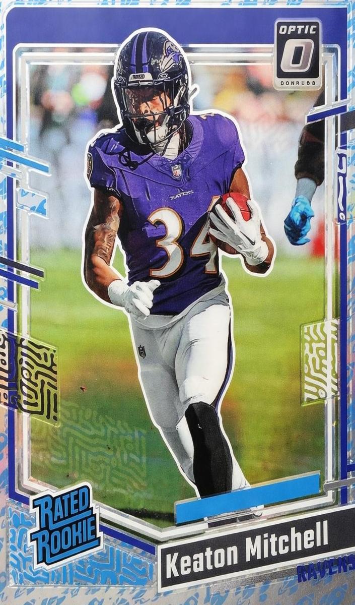 2023 Donruss Optic Football Rocket Keaton Mitchell #207