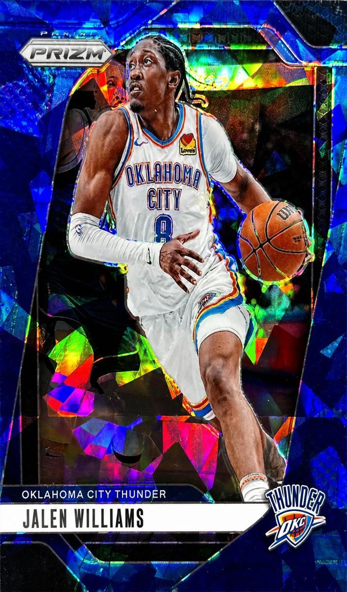 2024 Panini Prizm Basketball Blue Ice Jalen Williams #65