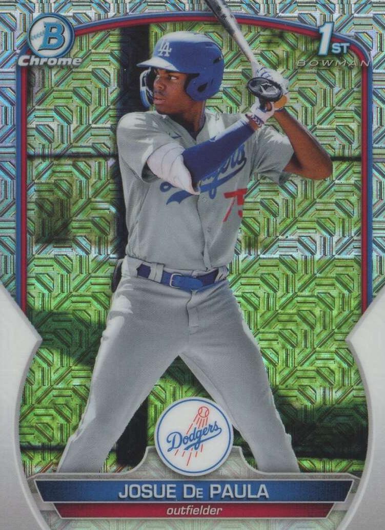 2023 Bowman Chrome Mega Box Baseball Josue De Paula #BCP-111